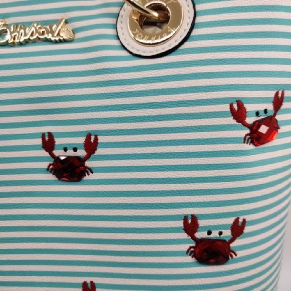 Betsey Johnson DON'T BE A SHELLFISH TOTE - Picture 6 of 9